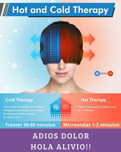 THERMAHEAD Gorro para aliviar migraña y dolor de cabeza