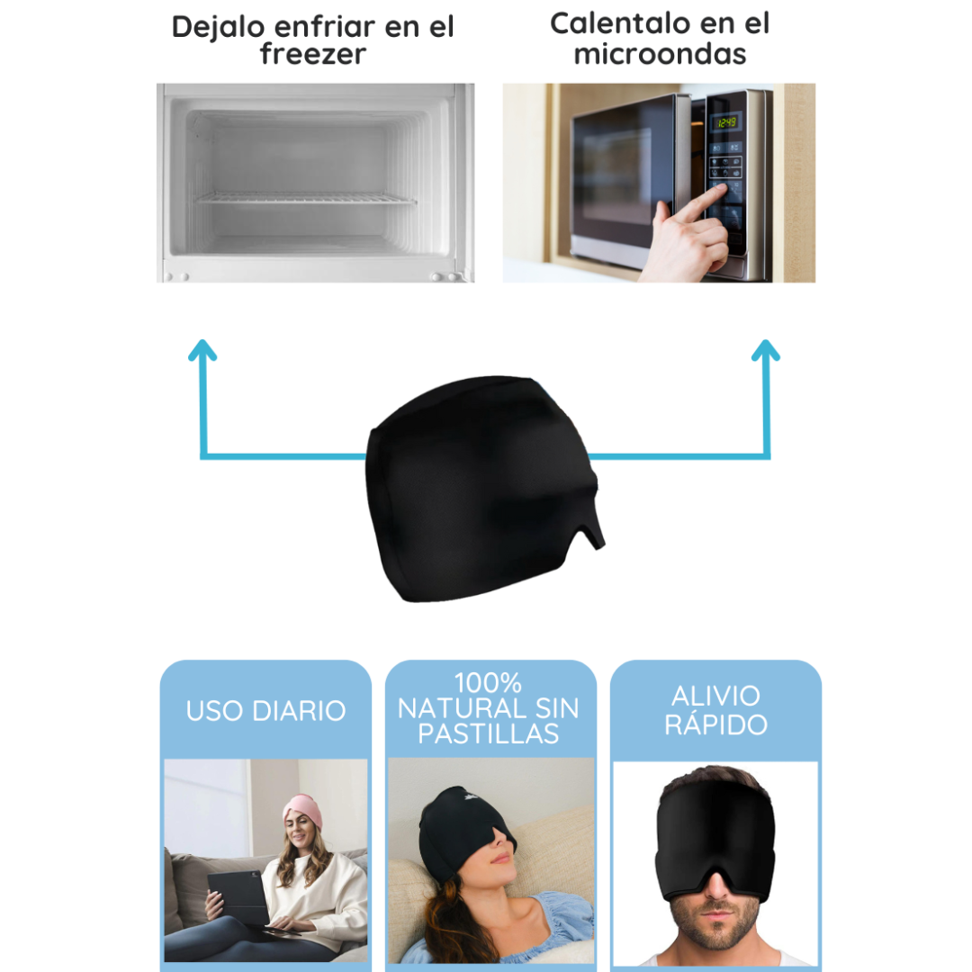 THERMAHEAD Gorro para aliviar migraña y dolor de cabeza